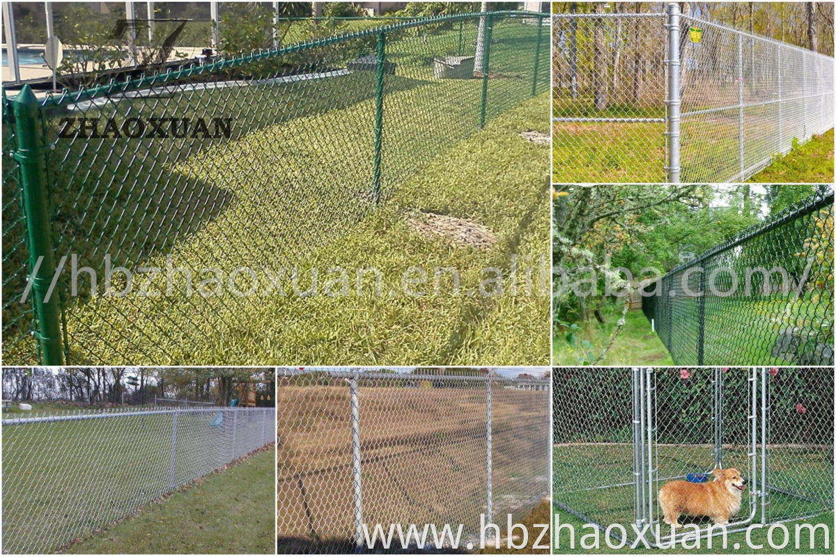 New Galvanized Metal Fence Panels Chain Link Fence Hot Sale